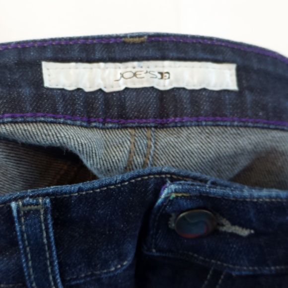 Joe's Cigarette Dark Tessa Frayed Jeans - Size 27 - Picture 4 of 8